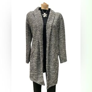 Reitmans Monochrome Open Front Cardigan Size XL